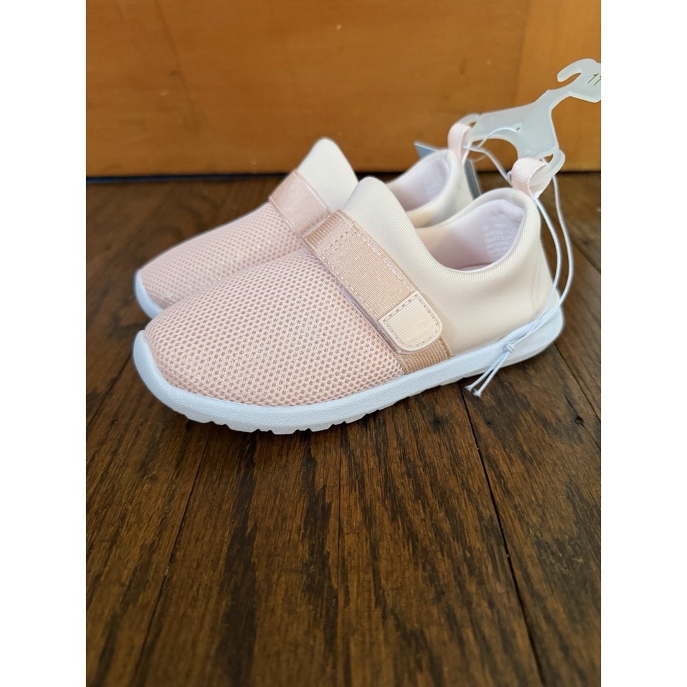 Cat & Jack Unisex Toddler Light Pink Slip-On Water Shoes Size 11 NWOB Mesh Top